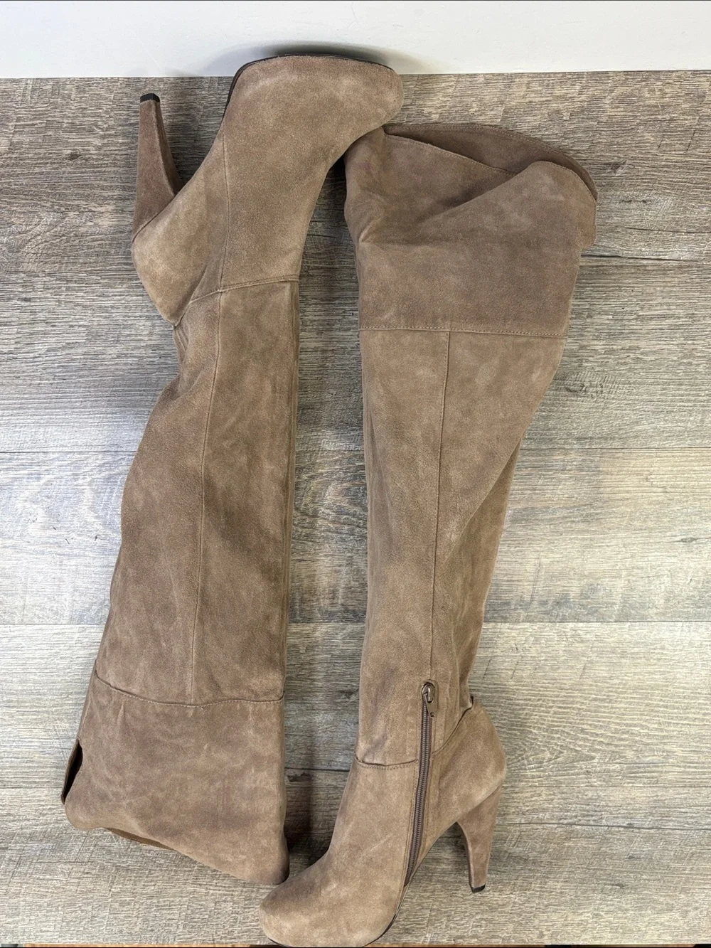 Steve Madden Focuss Brown Suede Over-the-Knee Boots Size 8